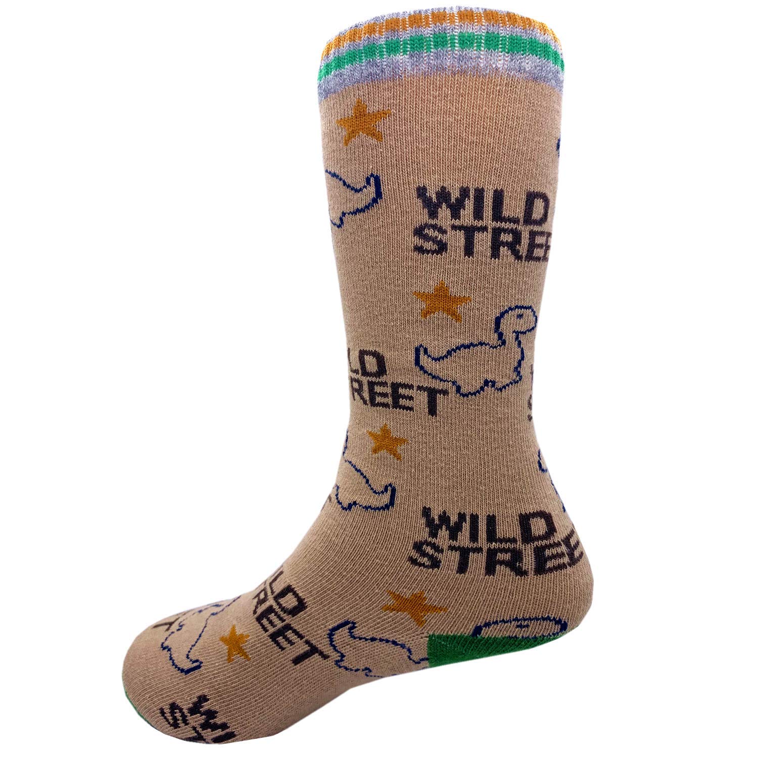 Dinosaur Boys Knee High Tube Socks - 8 Pack Comfortable Cotton Stockings for School, Sports & Everyday Wear