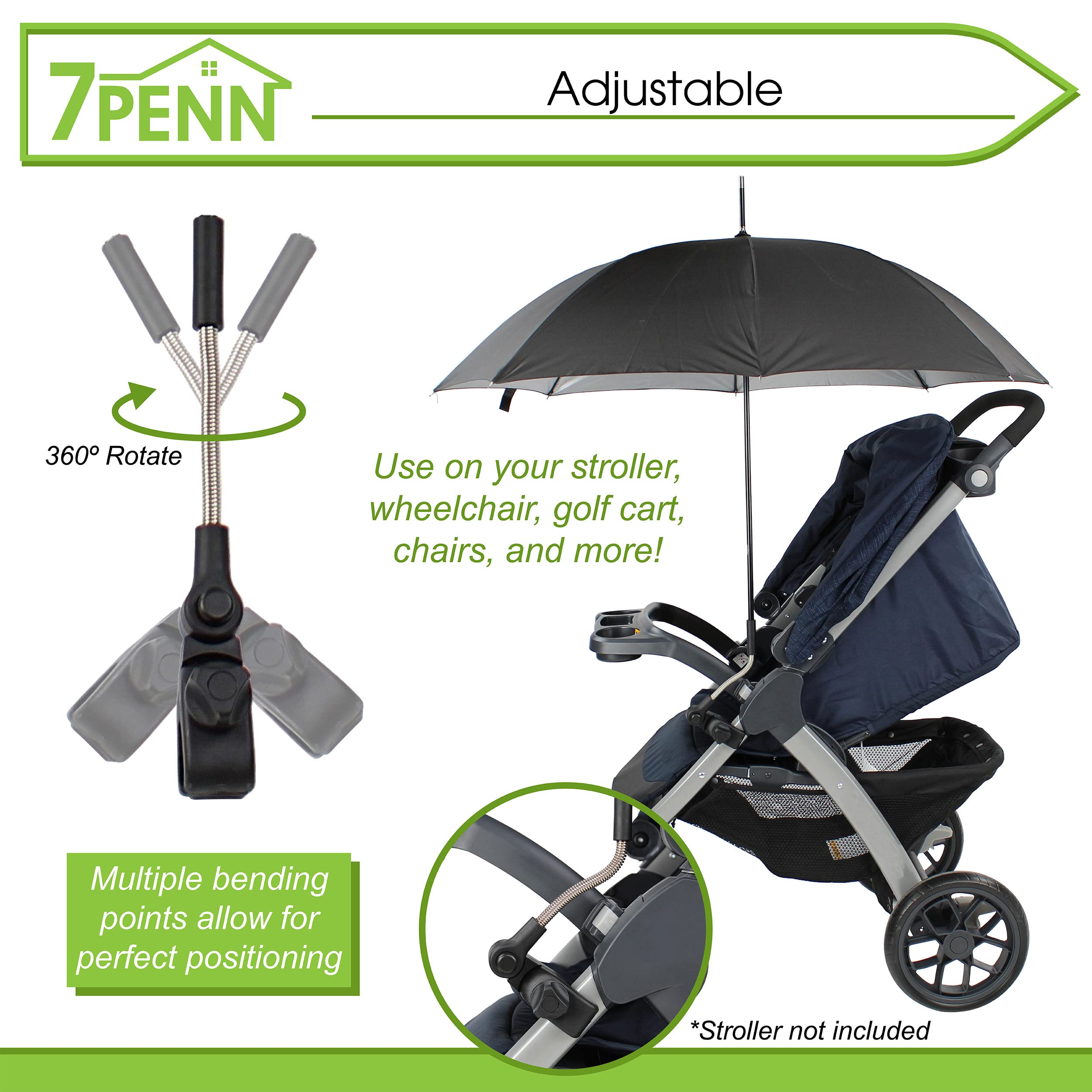 7Penn Baby Stroller Sun Shade Umbrella - 42
