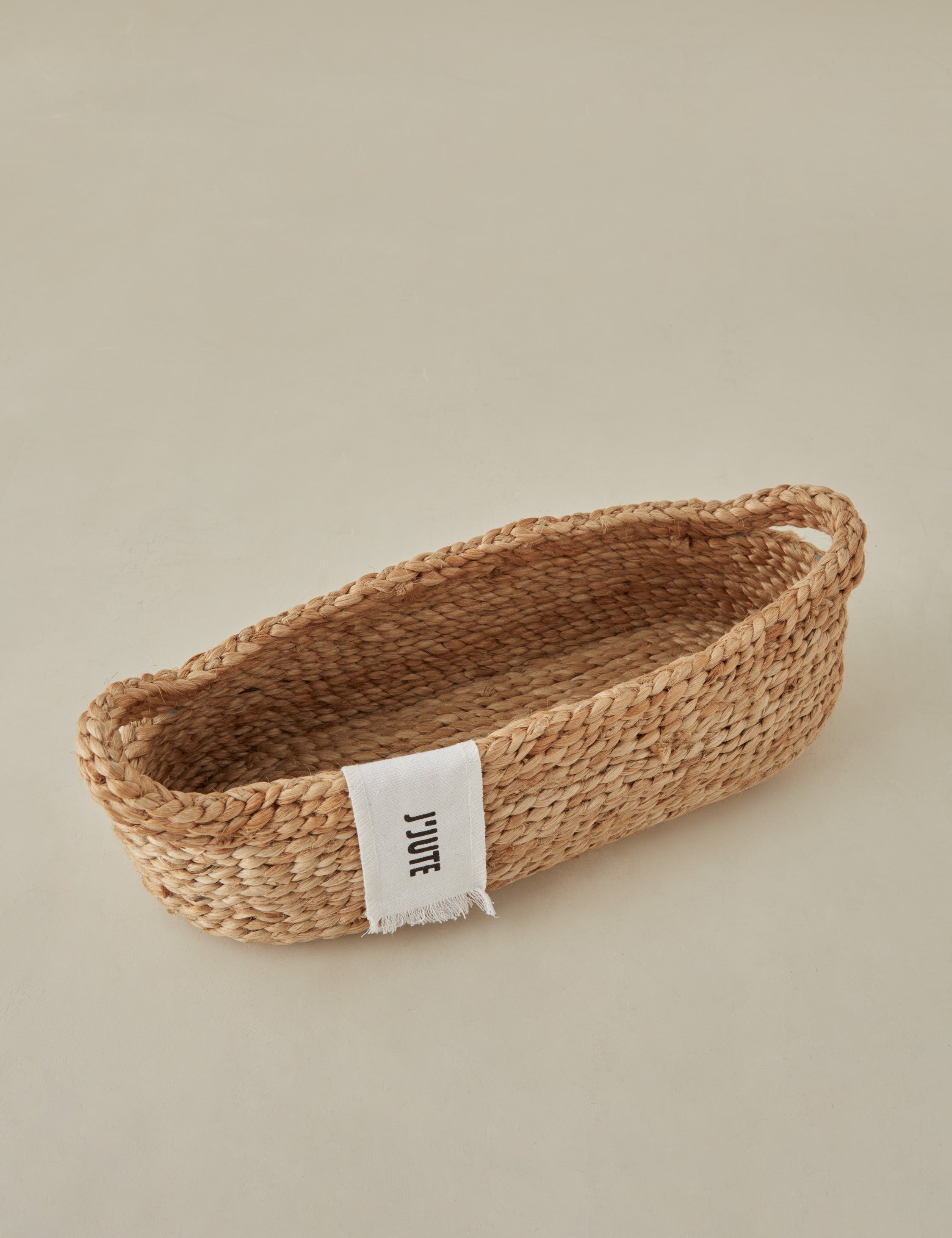 J'Jute Camp Cove Basket - Eco-Friendly Handwoven Storage Basket for Home, Office & Beach - Perfect for Organizing, Picnics & Coastal Decor