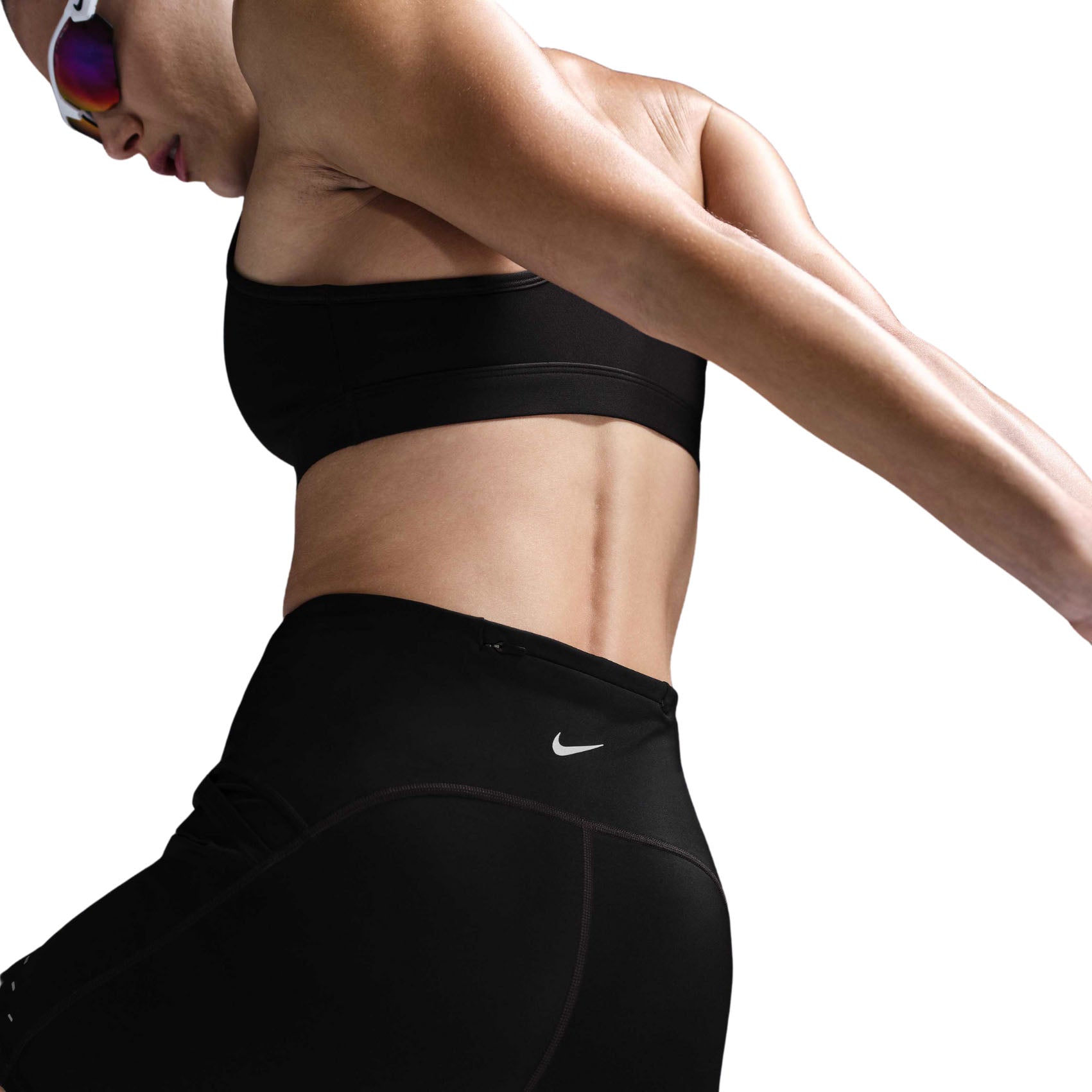 Nike Women's Swift High Waisted 4-Inch Running Shorts with Pockets - Lightweight Workout Shorts for Running, Yoga & Gym Training