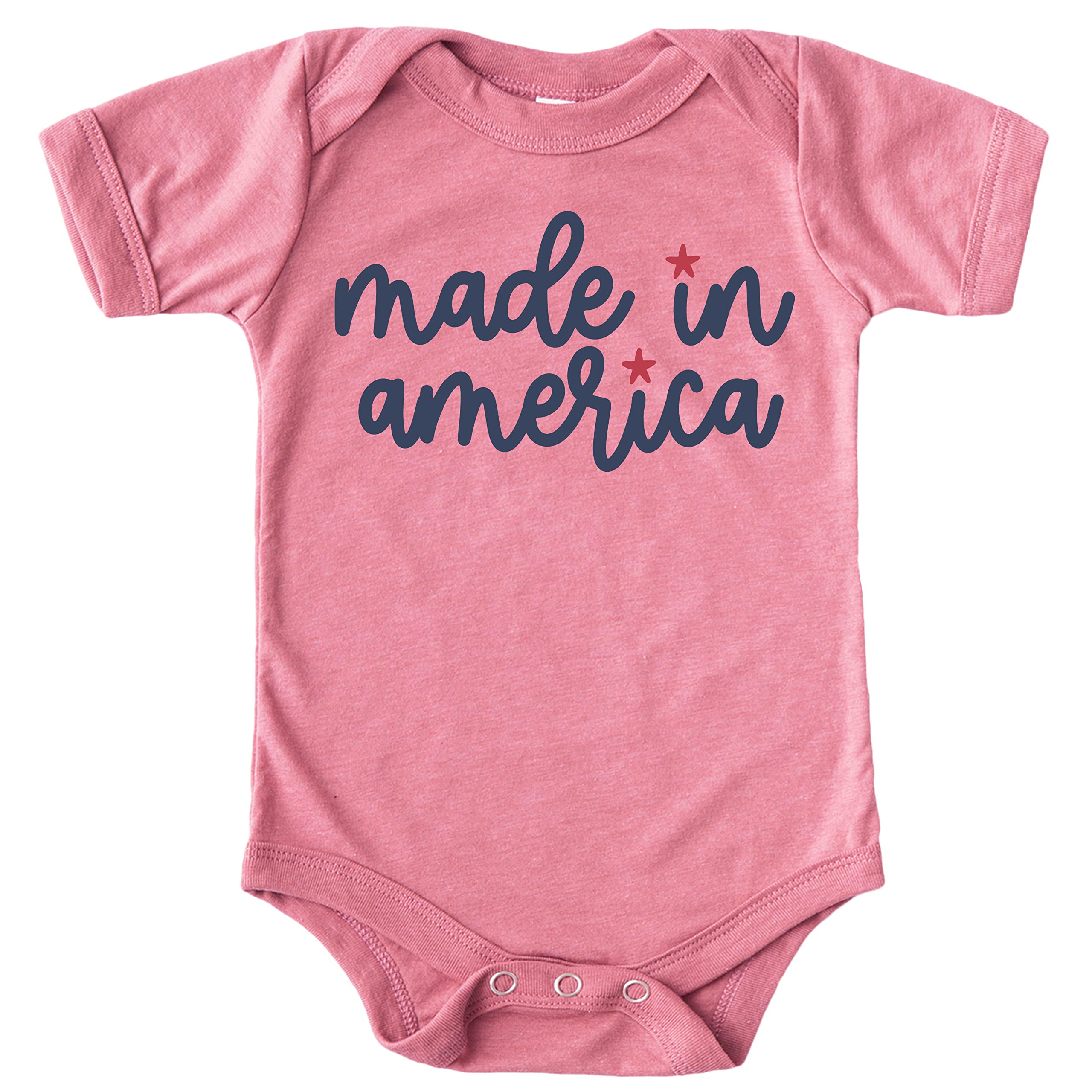 Olive Loves Apple Patriotic 4th of July Baby & Toddler Shirts | American-Made Infant Bodysuits & Youth T-Shirts | Perfect for Independence Day Celebrations & Family Photos