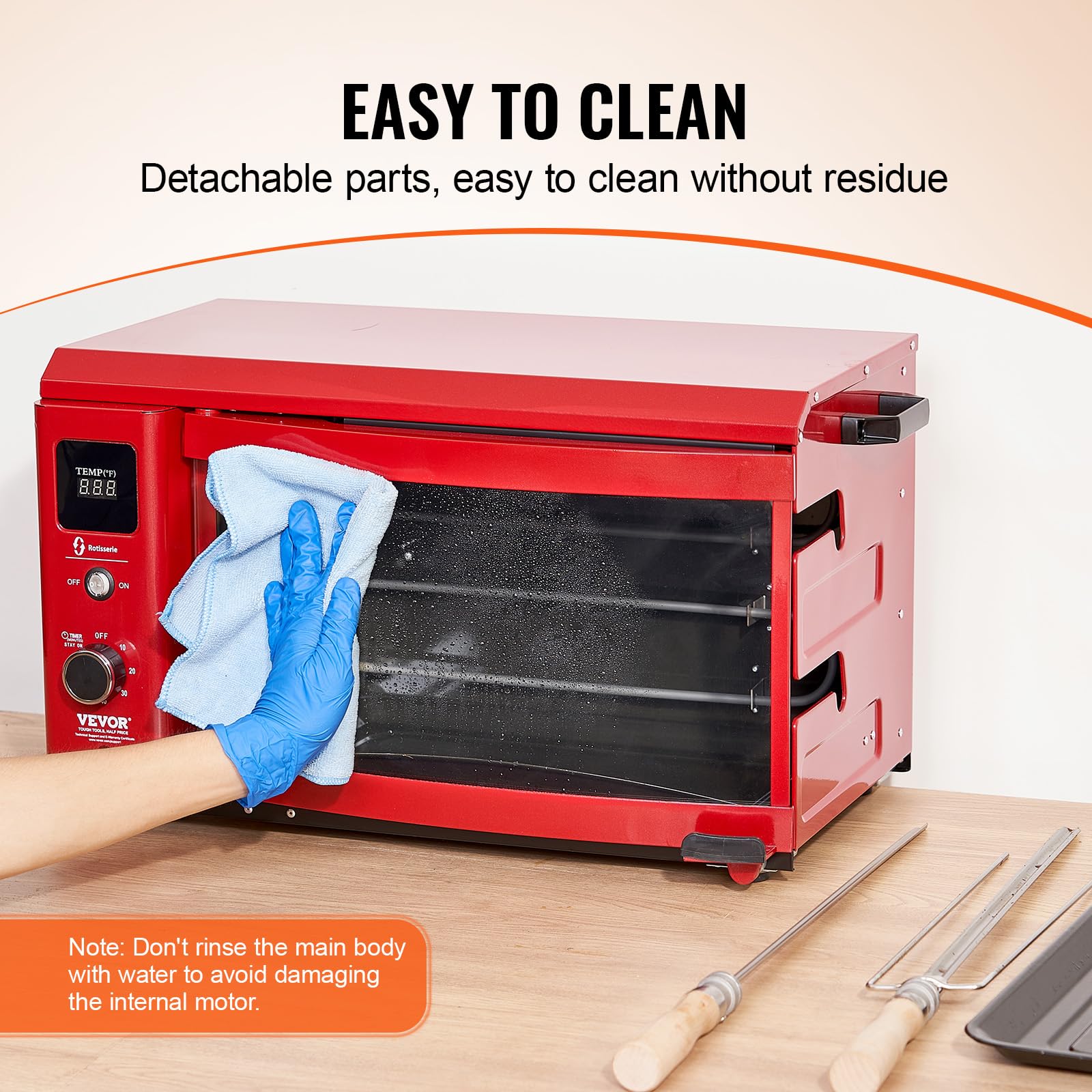 VEVOR Electric Shawarma Grill Machine - 2 String BBQ Rotisserie Oven for Chicken, Gyro & Doner Kebab | Commercial & Home Use | Perfect for Restaurants, Kitchen Parties & Outdoor Events