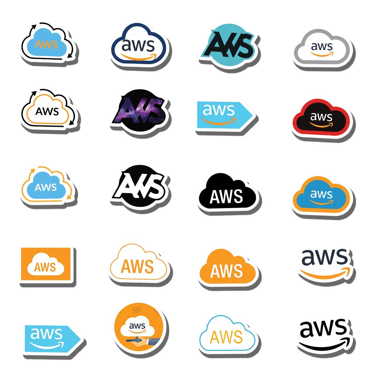 20 PCS Aesthetic Vinyl Stickers - Colorful, Waterproof Decals for Water Bottles, Laptops, Cars, Bikes, Luggage, Guitars & Skateboards | Perfect for Personalizing Your Belongings & Adding Style to Everyday Items