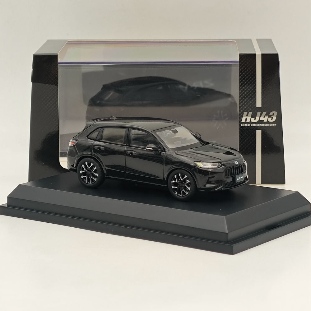 1/43 Honda ZR-V e:HEV Crystal Black Diecast Model Car - Hobby Japan HJ431005BK - Collectible Miniature Vehicle for Display & Gifts