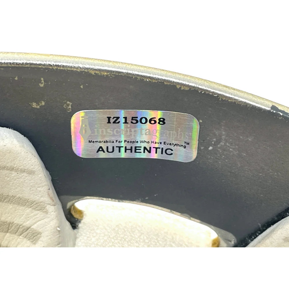 Authentic Logan Thompson Game Used Signed Goalie Mask 2022-23 Season with COA - Vegas Golden Knights NHL Hockey Memorabilia - Perfect for Collectors, Fans, and Sports Memorabilia Displays