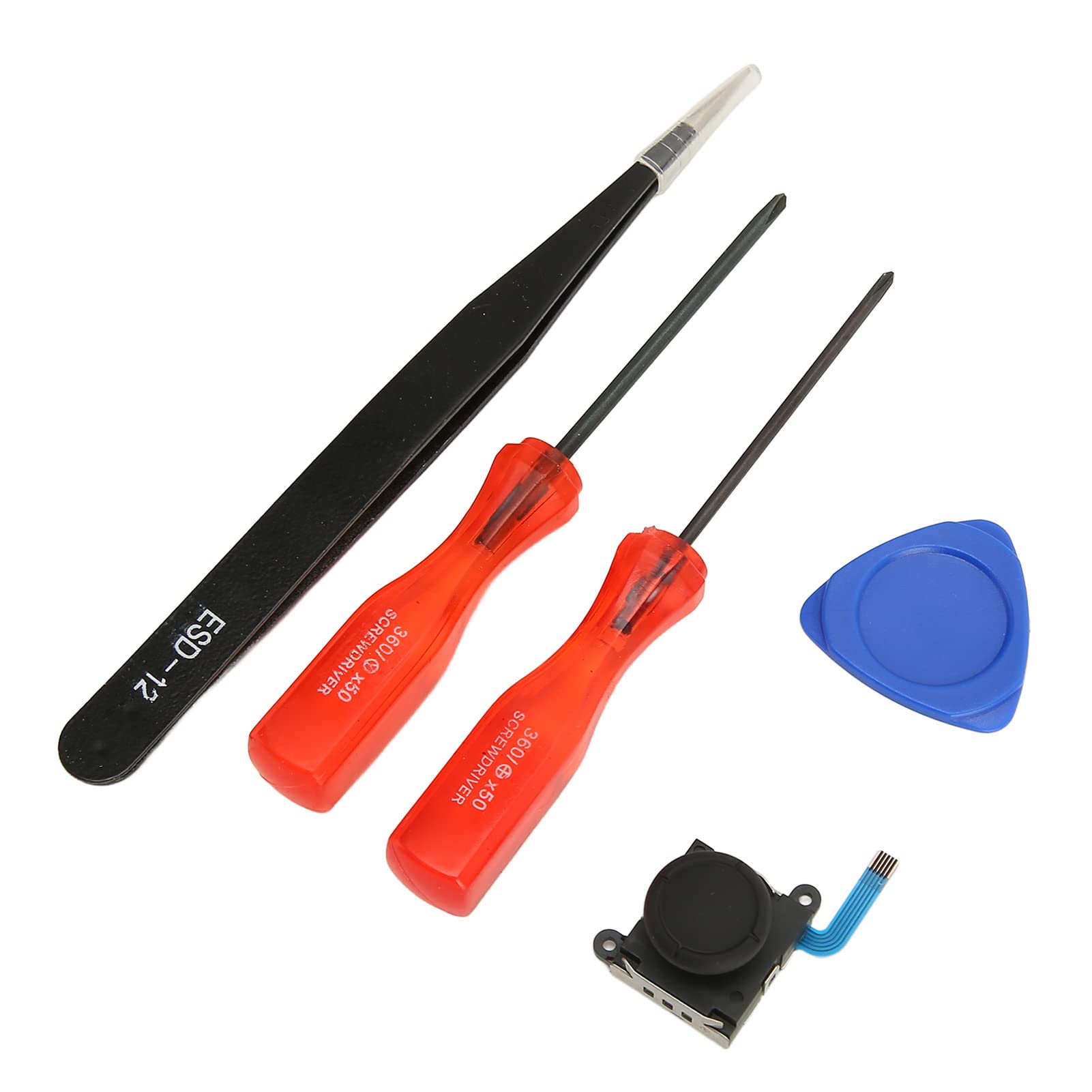 5-in-1 Nintendo Switch Joystick Replacement Tool Kit - Professional Repair Screwdriver Set for Joy-Con Controller - Perfect for DIY Fixes & Gaming Maintenance