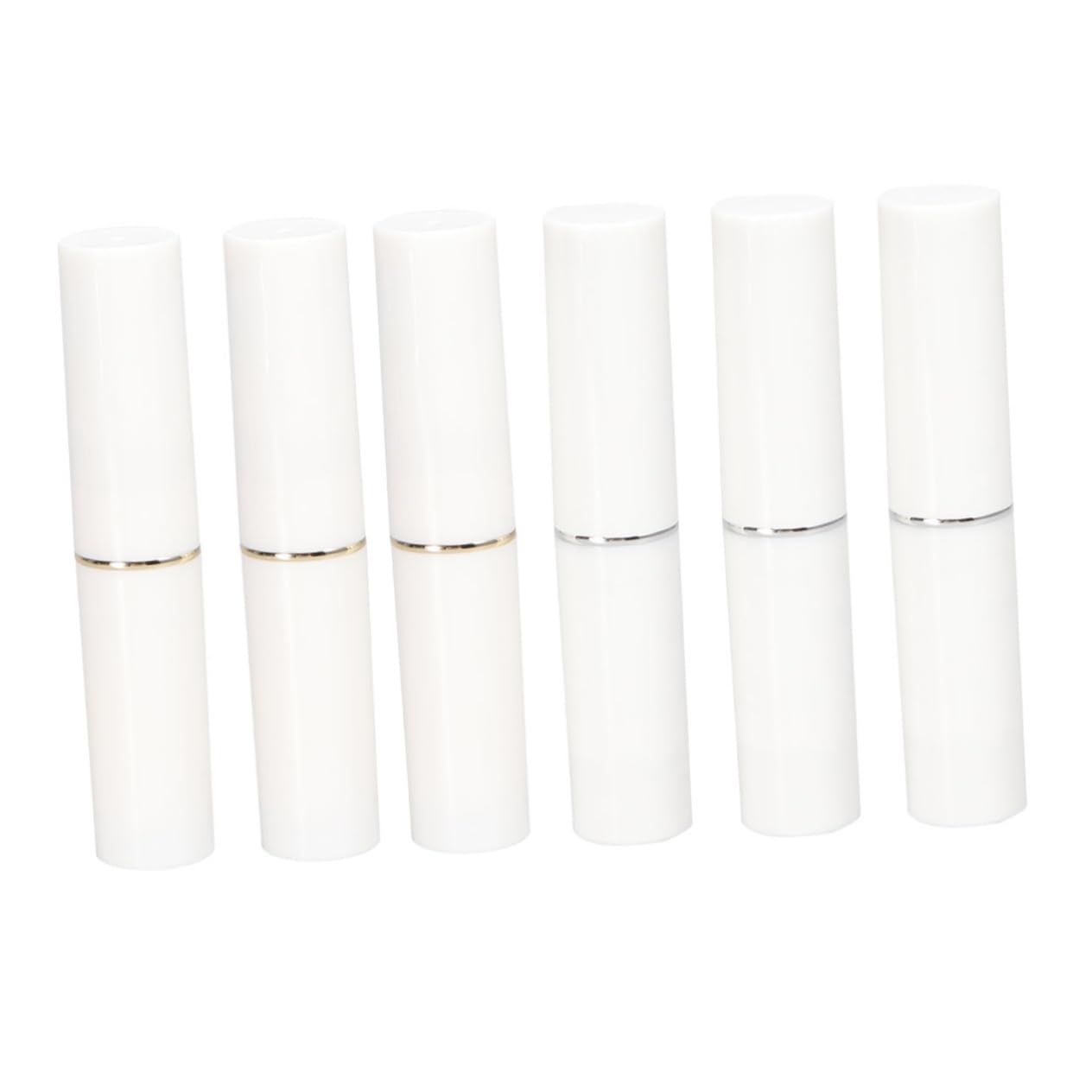 6pcs Empty Lip Balm Tubes with Lids - DIY Lipstick Containers & Storage for Vanity, Travel, Makeup Organizer - Purple Lip Balm Bottles for DIY Cosmetics & Sunglasses Display Stand