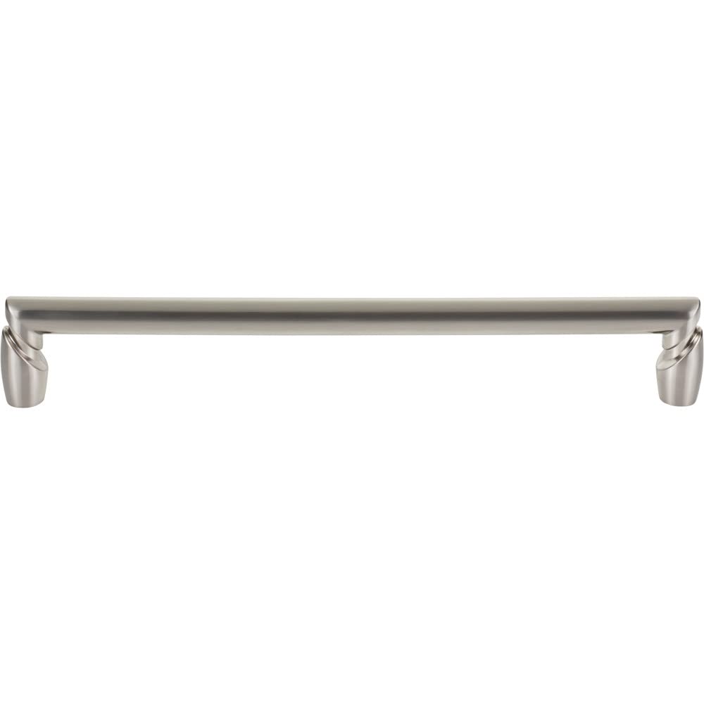 Top Knobs Florham 12-Inch Appliance Pull Handle in Brushed Satin Nickel (C-C) - Perfect for Kitchen Cabinets, Drawers & Furniture Hardware