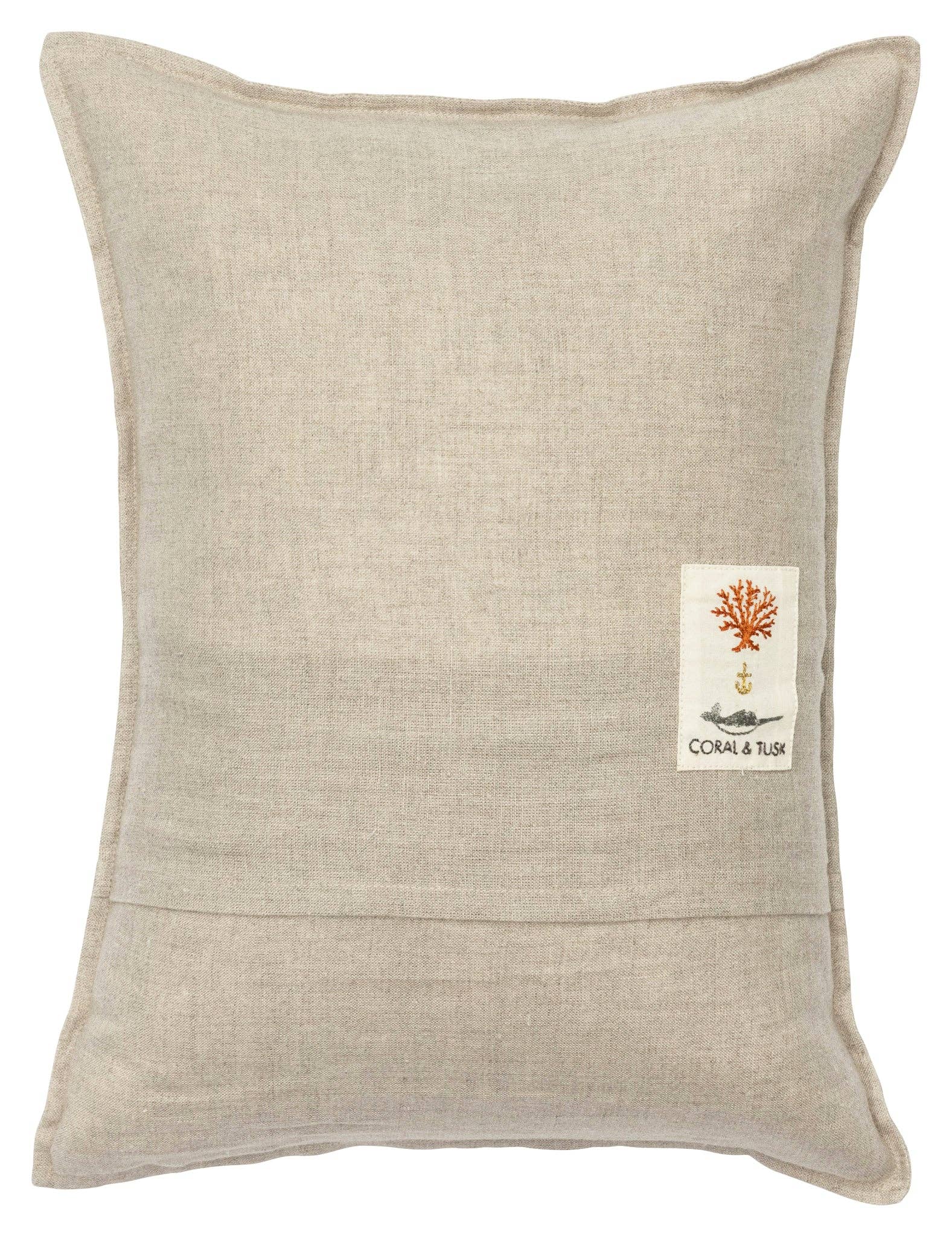 Lighthouse Friends Pocket Pillow - Soft Plush Travel Pillow for Kids & Adults | Coral & Tusk | Perfect for Airplane, Car Rides & Nap Time