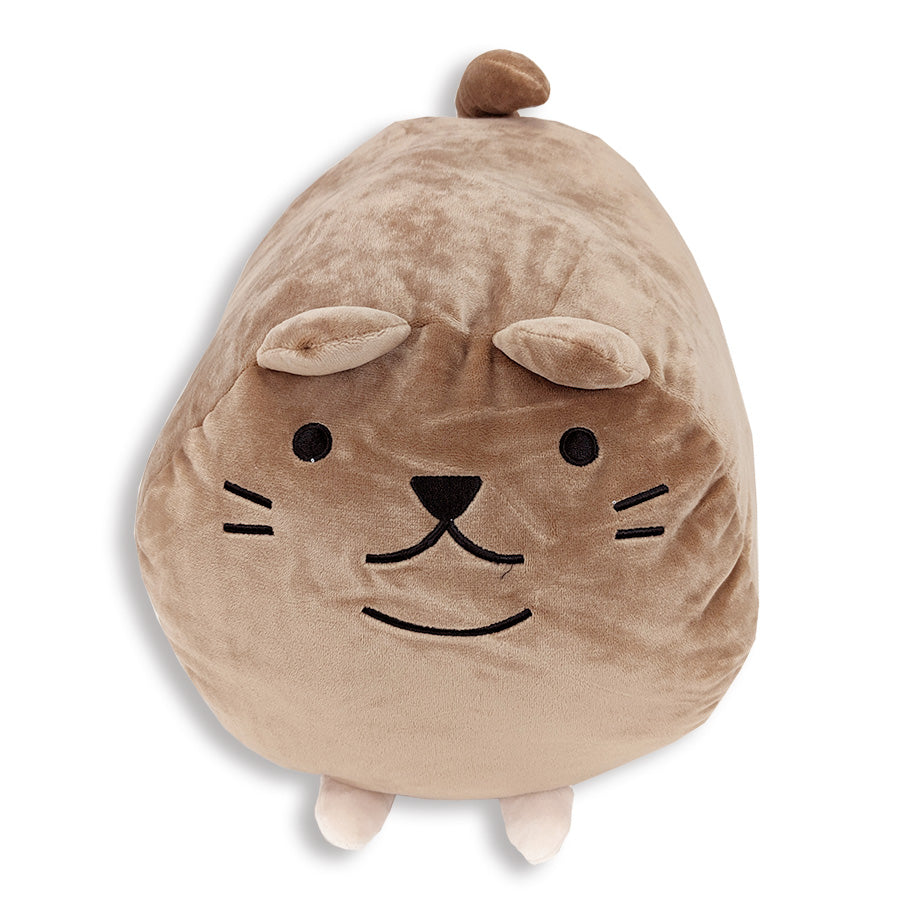 Soft & Cozy Squishy Polyester Cat Snuggle Pillow - Pickles The Cat Design | Perfect for Cuddling, Napping & Stress Relief for Cat Lovers