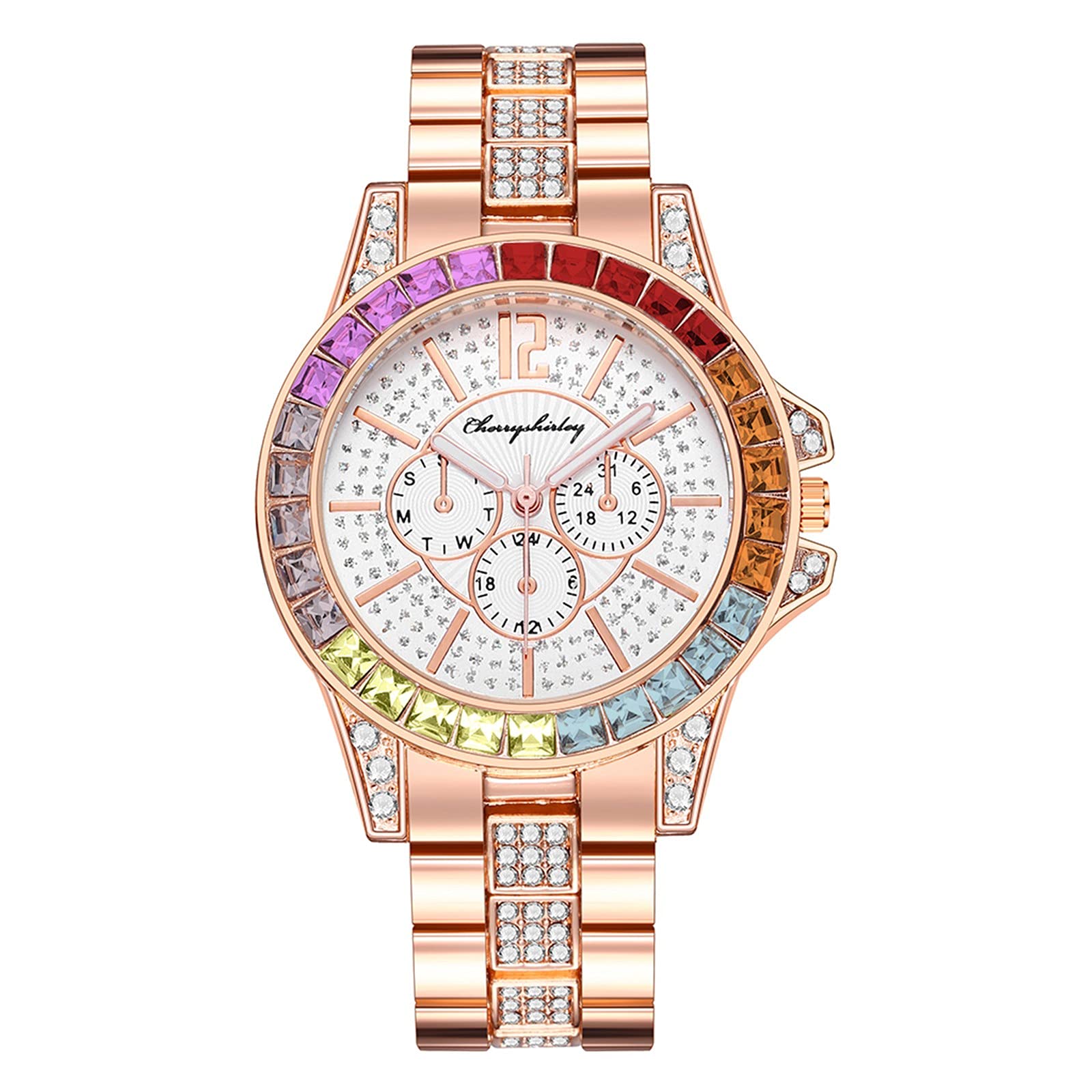 Stylish Women's Manual Wind Quartz Watch - 24-Hour Fashion Timepiece for Work & Travel