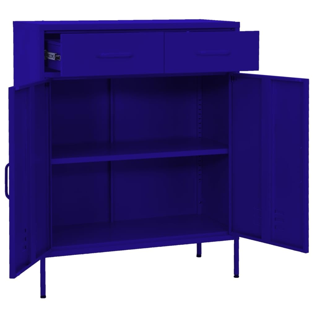 Metal Storage Cabinet with Drawers - 31.5
