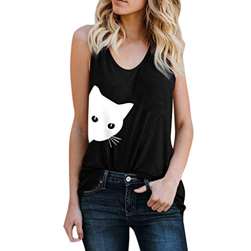 Vedolay Women's Tank Tops - Fashion Letter Printed Sleeveless Crop Top, Soft Loose Workout Blouse for Yoga, Gym & Summer Outfits | Trendy Casual Tee Shirt