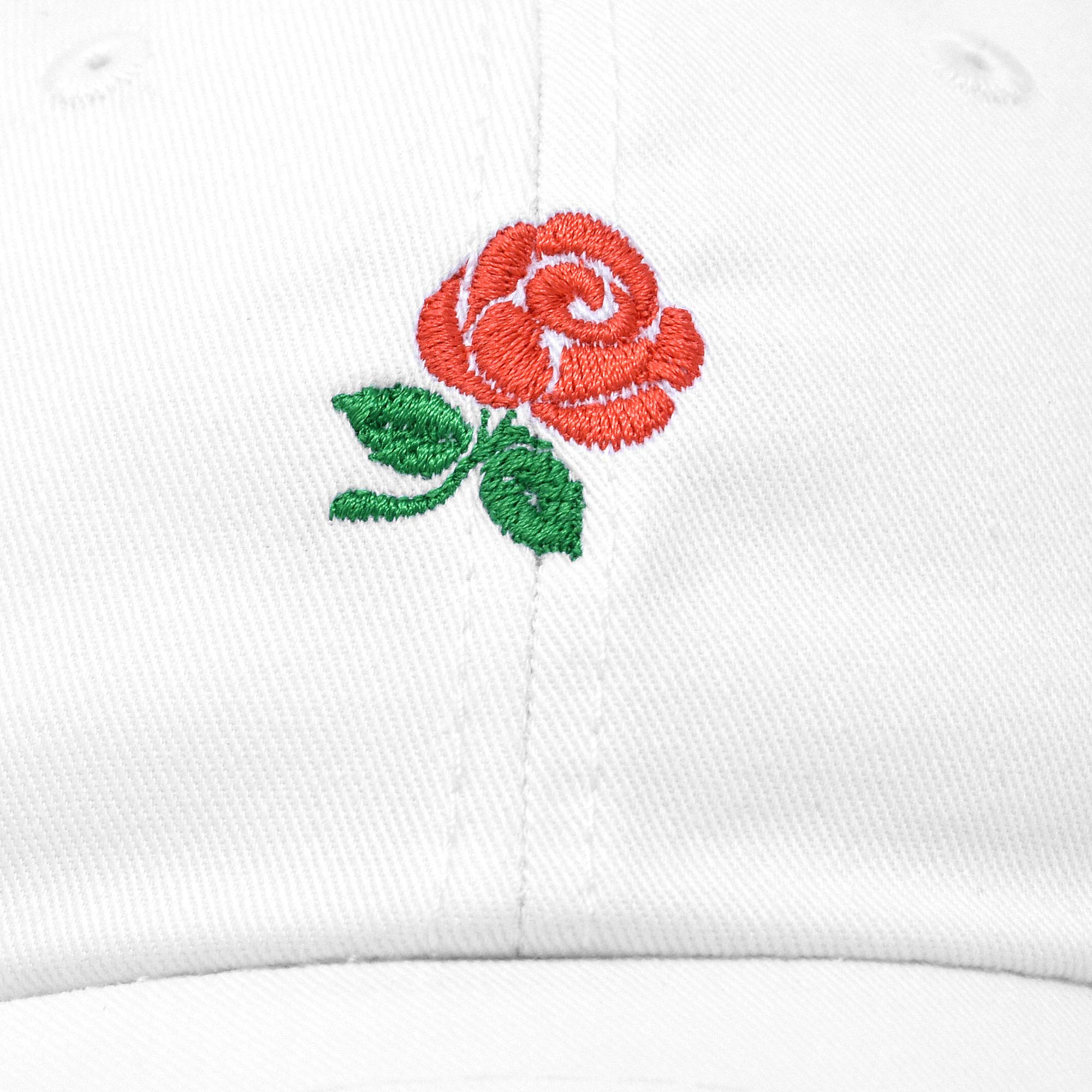 DALIX Women's Rose Baseball Cap - Floral Embroidered Adjustable Sun Hat for Outdoor, Gardening, and Beach Activities