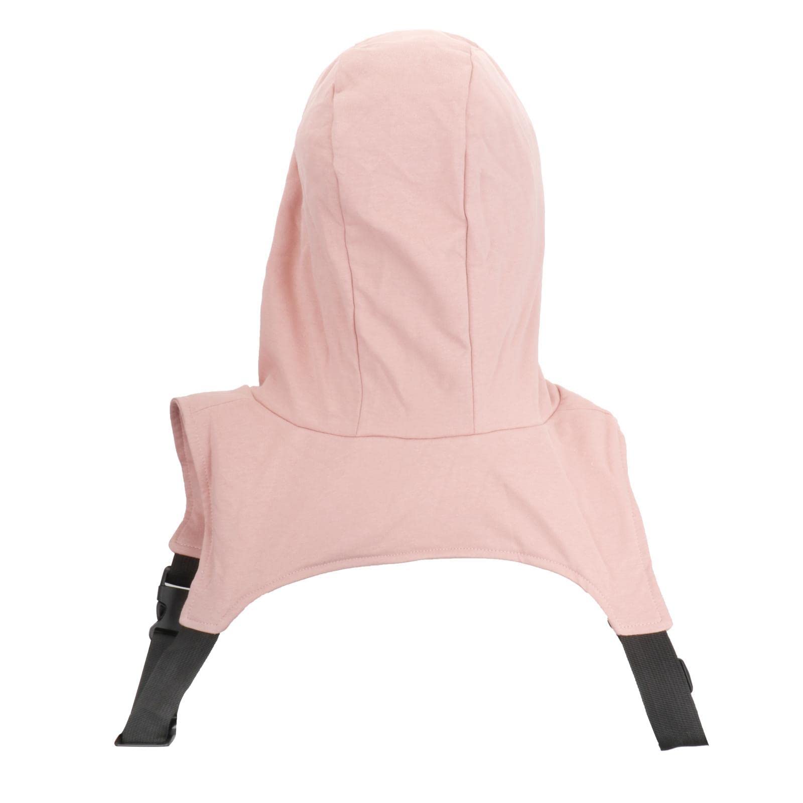 Trendy Retail® UV Protection Full Face Visor Mask with Hood - Clear Sport Face Shield Hat for Men & Women (Pink) - Ideal for Running, Cycling, Outdoor Activities & Sun Protection