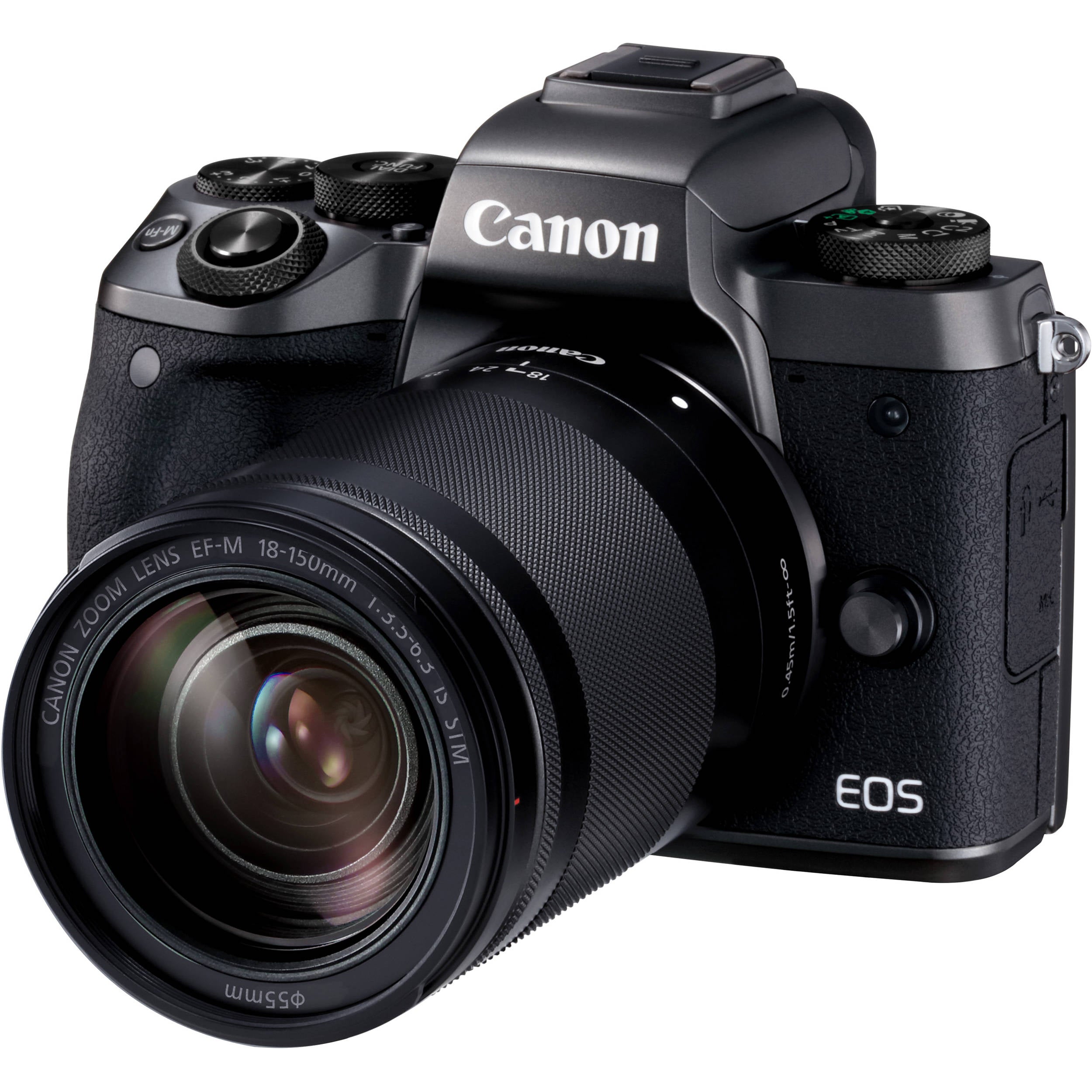 Canon EOS M5 Mirrorless Digital Camera with 18-150mm Lens Kit - 4K Video, Dual Pixel AF, WiFi & Bluetooth - Perfect for Travel, Vlogging & Professional Photography