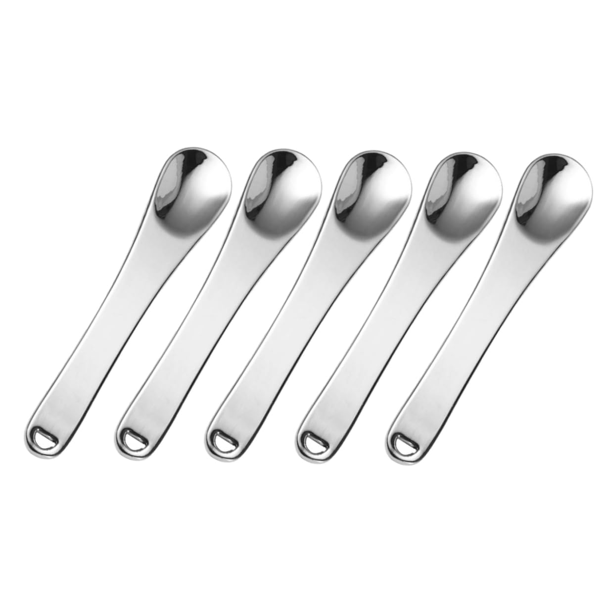 5-Piece Mini Cosmetic Spatula Set - Skin Care Scoop, Eye Cream Applicator & Lotion Spatula for Makeup, Skincare & Beauty Routine | Perfect for Travel, Salon & Home Use