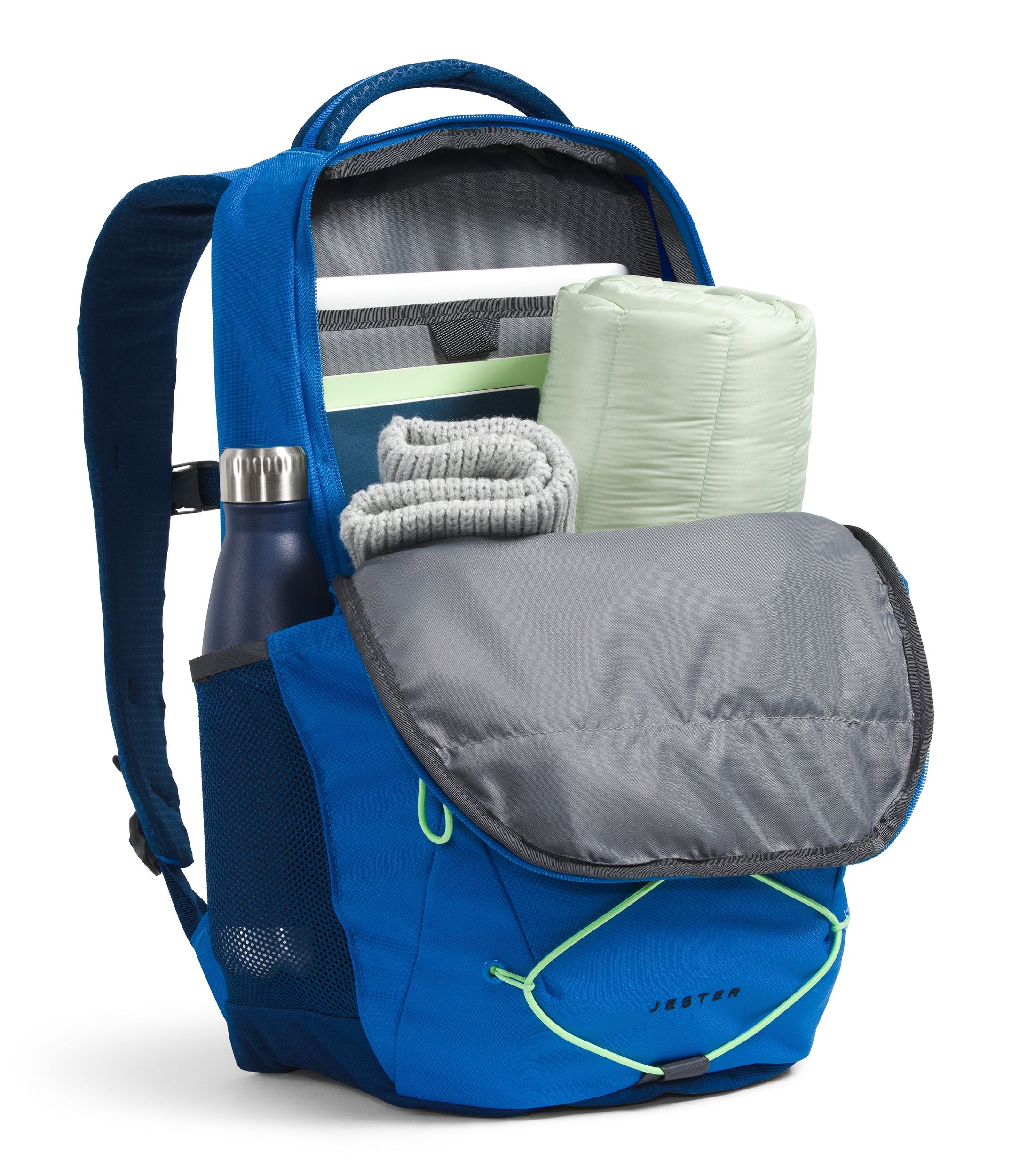 The North Face Jester Backpack - Durable School & Travel Backpack for Men & Women - Water-Resistant Laptop Backpack with USB Port - Perfect for College, Hiking & Commuting