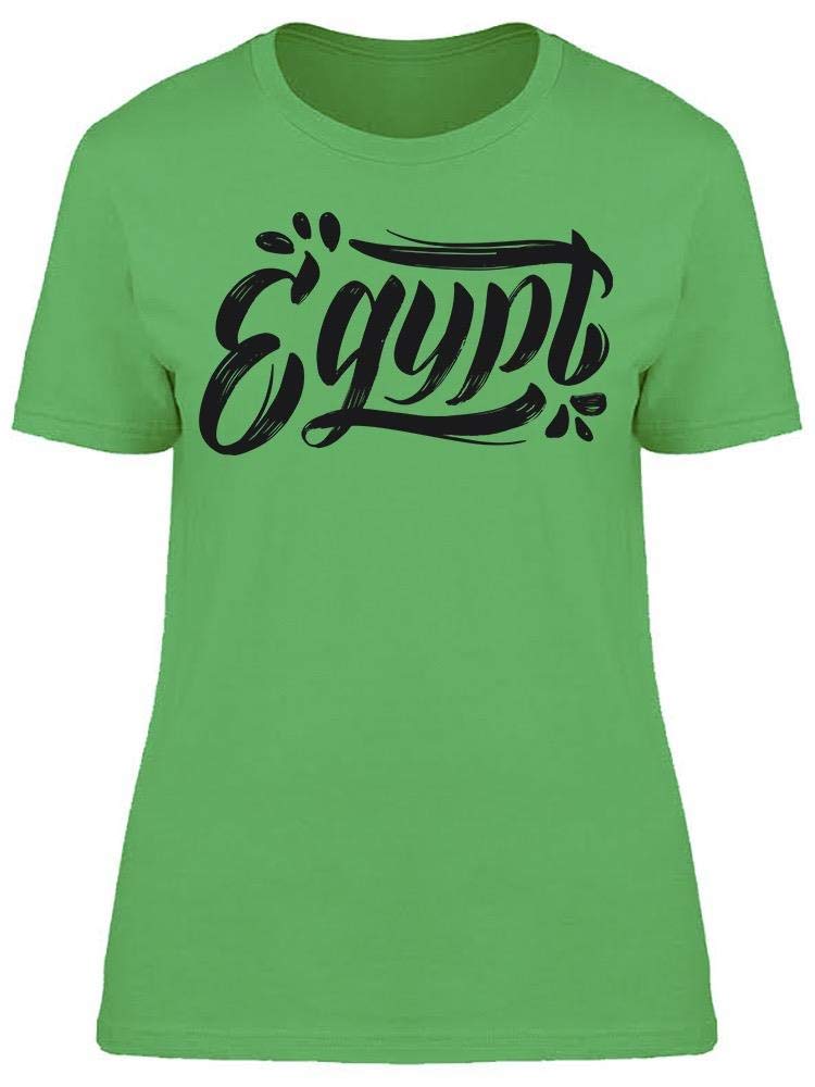 Egyptian Handwritten Graphic Tee for Women - Stylish Casual Cotton T-Shirt for Everyday Wear, Travel & Street Fashion