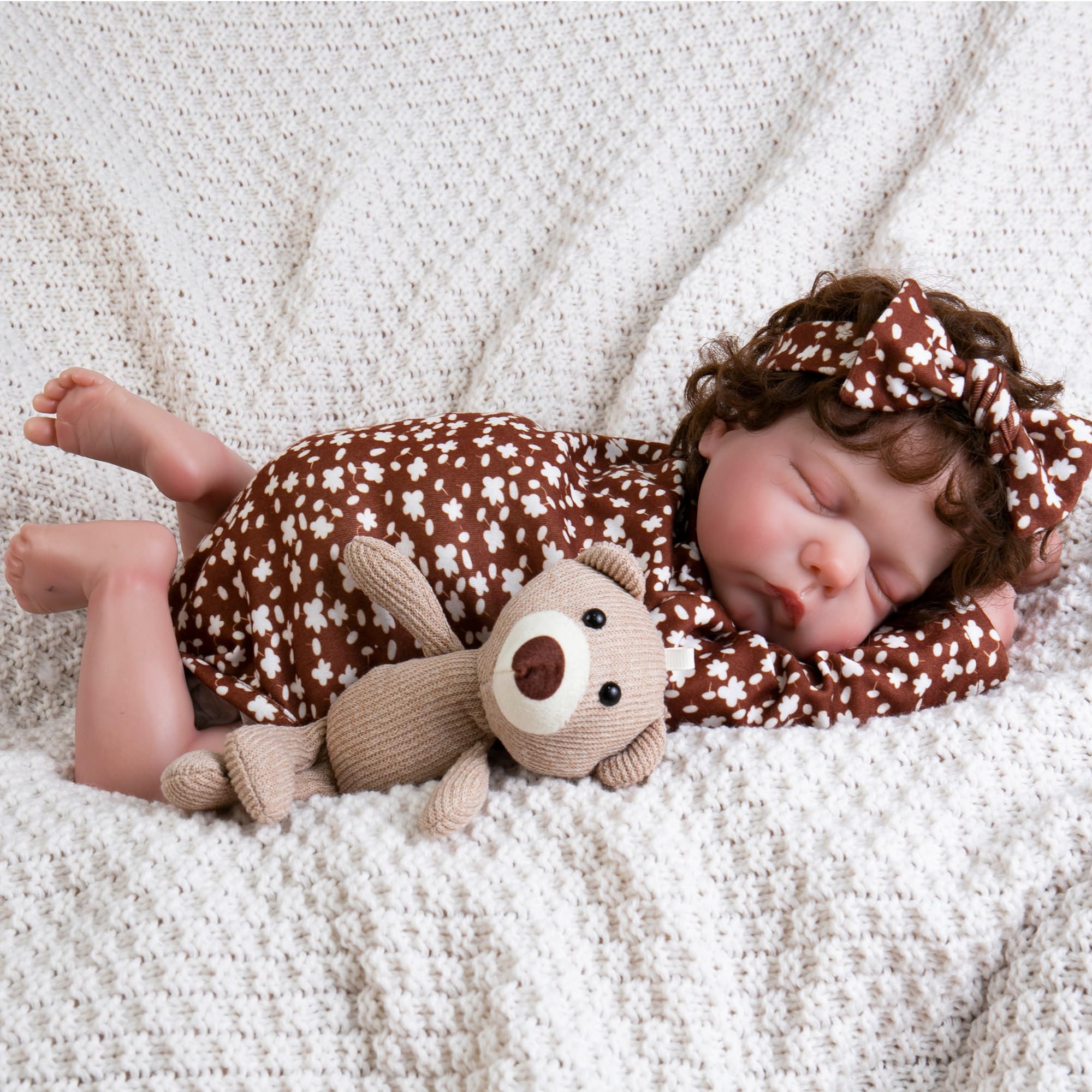 Reborn Baby Doll Clothes for Girls - Cute Fashion Outfit & Accessories Set (17-22 Inches) - Perfect for Newborn Baby Dolls, Role Play & Collectible Display