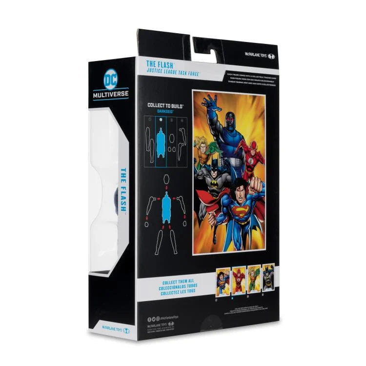 Justice League Task Force The Flash DC Multiverse Action Figure - Collect to Build Darkseid - Perfect for Superhero Fans & Collectors - Display, Play, or Gift for Comic Book Lovers