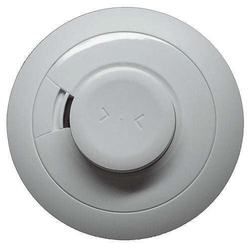 Alula RE114 Smoke Alarm - Interlogix Compatible Smoke Detector for Home & Office Safety | Fire Protection for Bedrooms, Kitchens & Hallways
