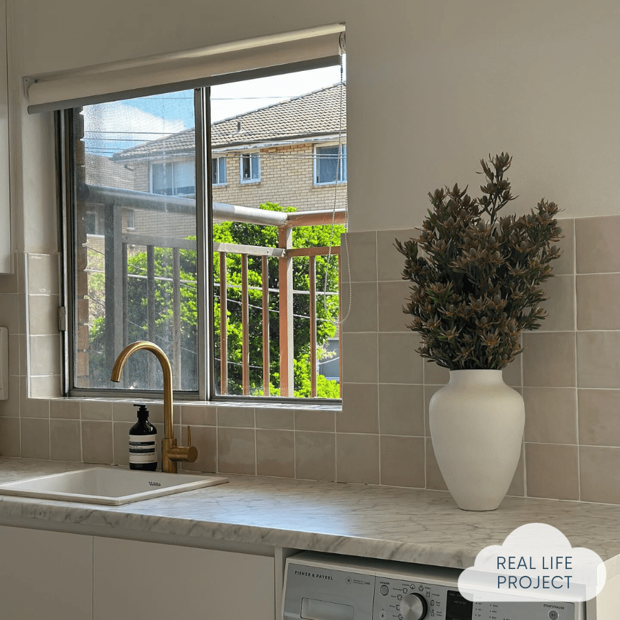 Premium Newport Gloss Bone Mixed Square Tile - 12x12 Inch Ceramic Wall & Floor Tile for Bathroom, Kitchen Backsplash & Shower - Waterproof & Easy to Clean