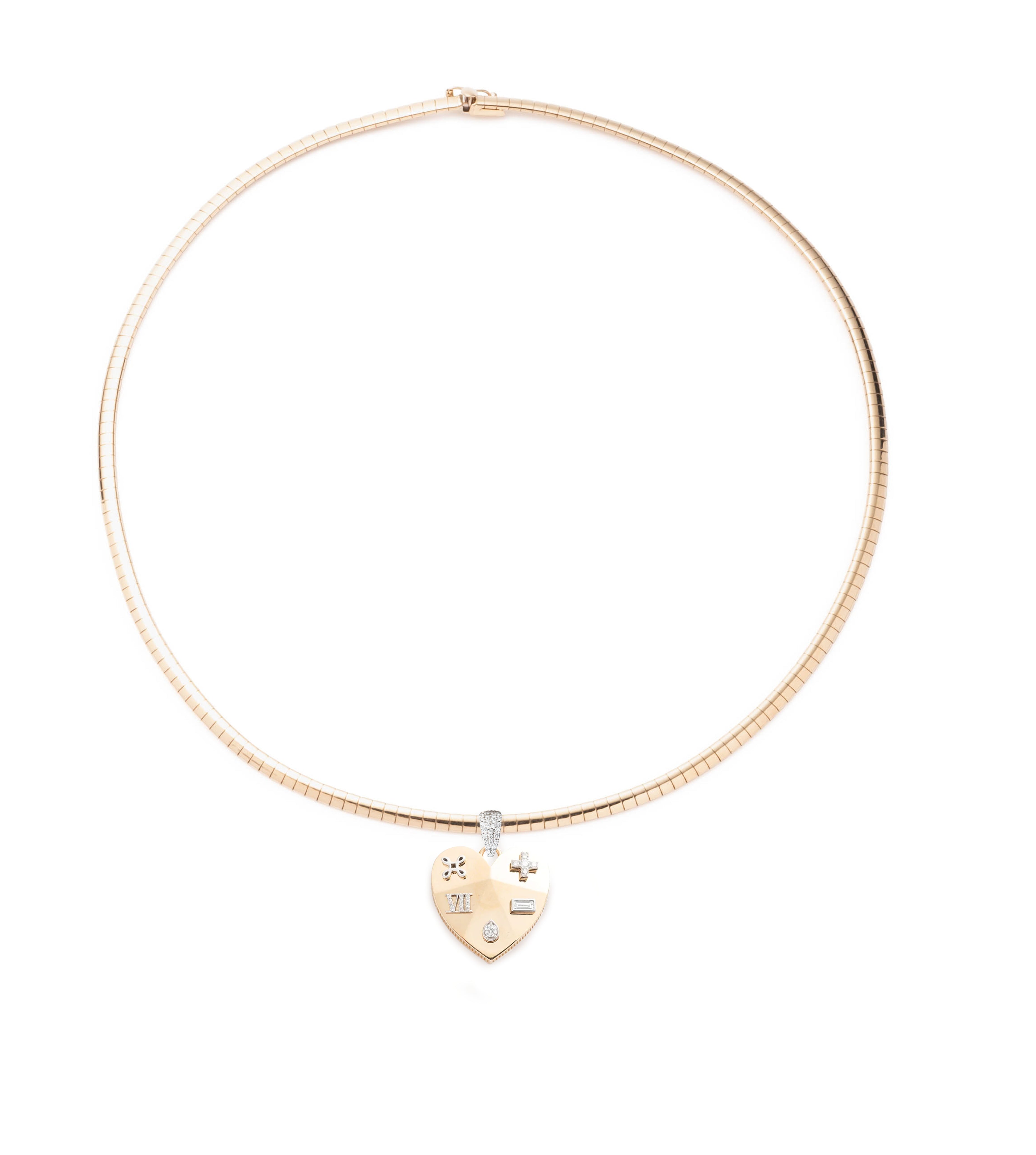 Ever Growing True Love Small Sleek Collar Necklace - Dainty Gold Plated Choker for Women | Perfect for Valentine's Day, Anniversary Gifts & Romantic Date Nights