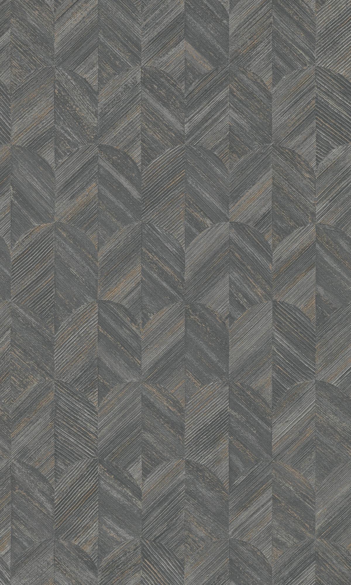 Modern Brown Art Deco Geometric Wallpaper R7719 - Peel and Stick Self-Adhesive Wallpaper for Living Room, Bedroom, Office & Home Decor