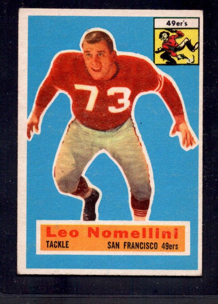 1956 Topps #74 Leo Nomellini San Francisco 49ers Vintage Football Card - Perfect for Collectors, Sports Memorabilia Displays & NFL Fan Gifts