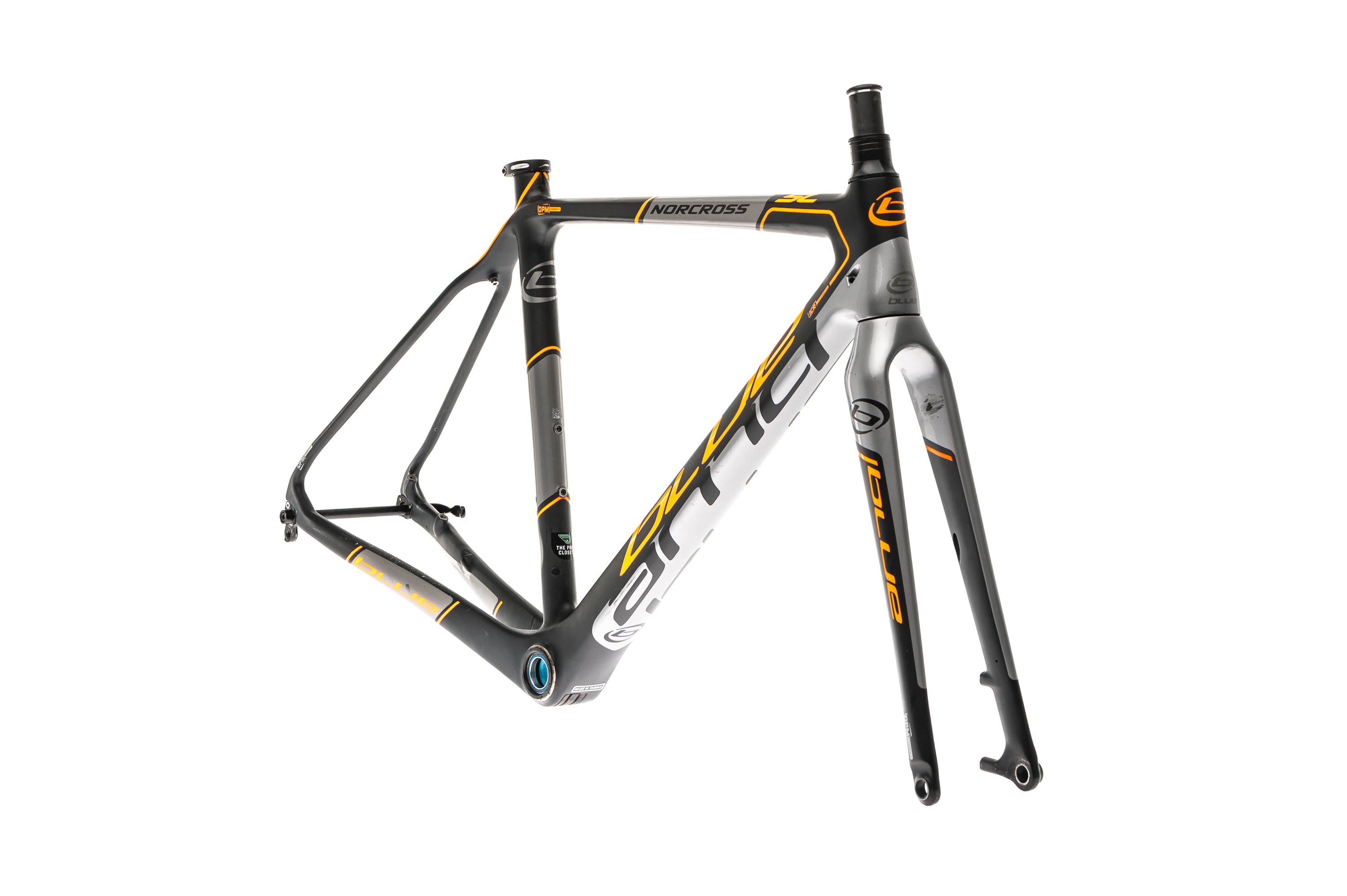 Blue Norcross Small Bike Frameset 2016 - Lightweight Aluminum Frame for Road & Commuter Bikes | Perfect for Urban Cycling & Performance Riding