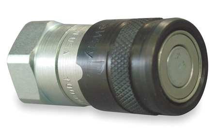 FF495-3 Steel Coupler Body 3/8-18 Thread, 3/8 Inch Body - Perfect for Hydraulic Systems, Plumbing & Industrial Applications