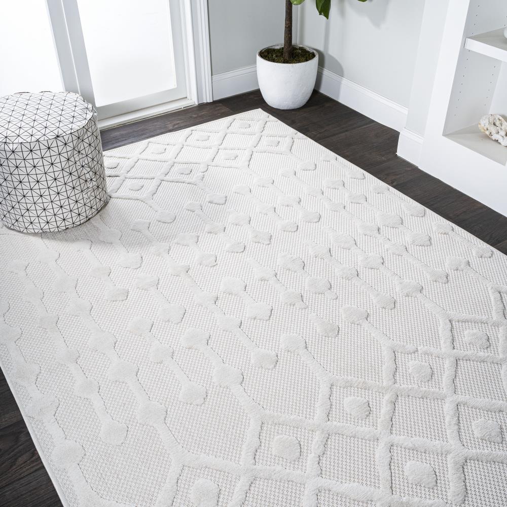 Peralta Moroccan Diamond Area Rug - Indoor/Outdoor Use - Perfect for Living Room, Bedroom, or Patio Decor
