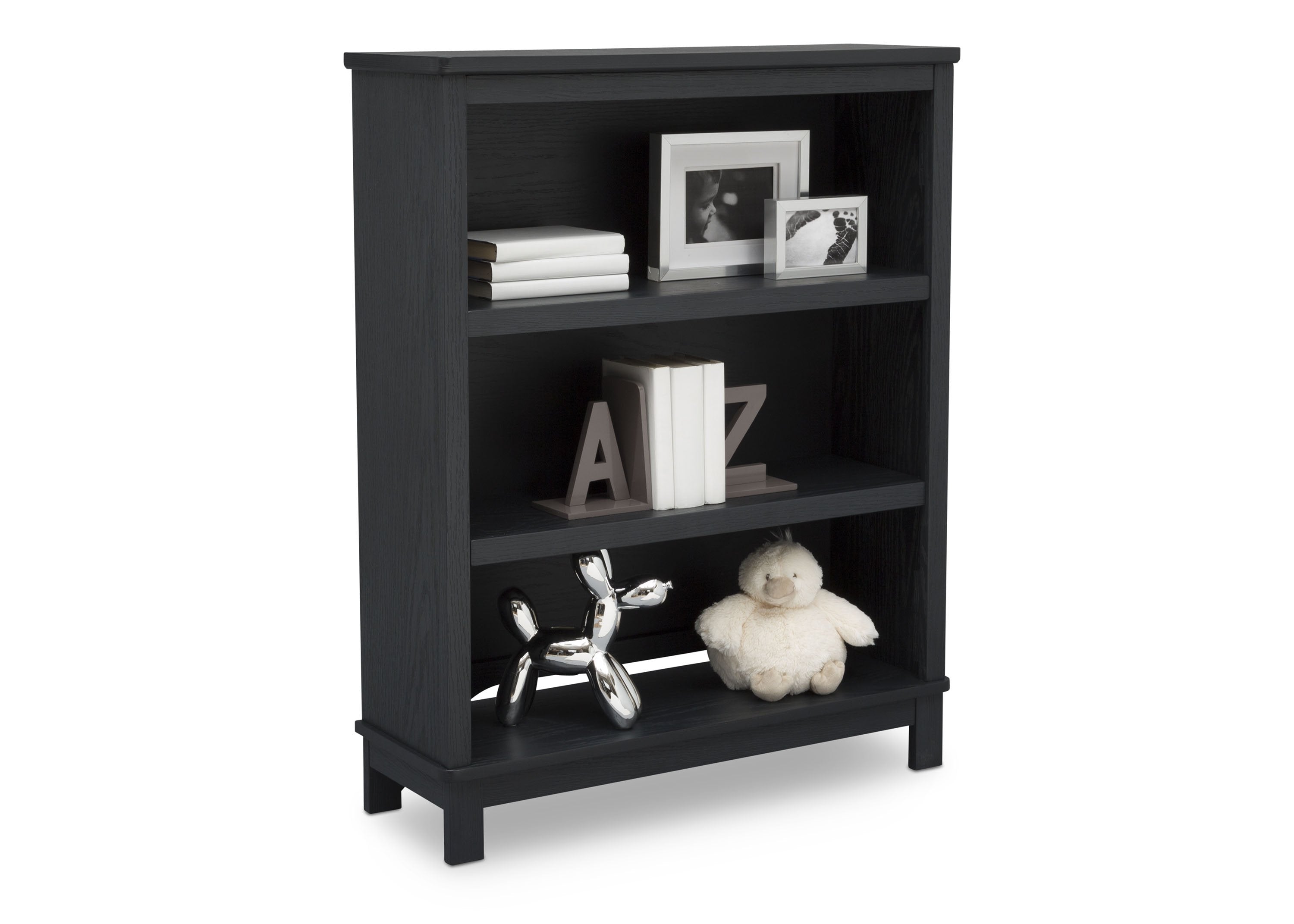 Rustic Farmhouse Bookcase Shelf - Solid Wood Storage Organizer for Living Room, Bedroom & Home Office - Perfect for Books, Decor & Display