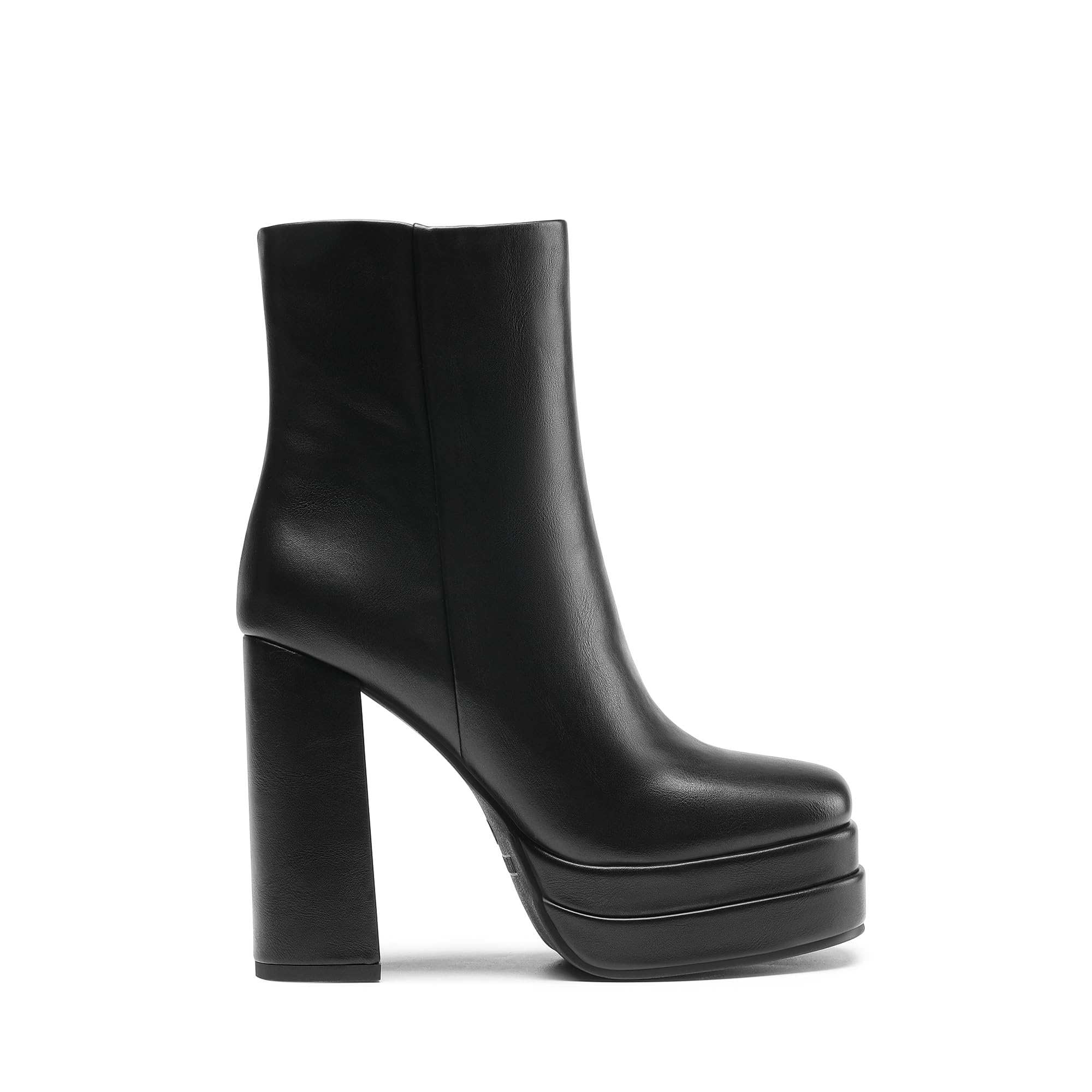 DREAM PAIRS Women's Platform Ankle Boots - Chunky Heel Square Toe Comfort Dress Booties for Women | Perfect for Party, Night Out & Fall Fashion