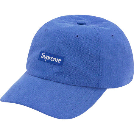 Supreme Brushed Cordura Small Box 6-Panel Royal Blue Hat - Stylish Streetwear Accessory for Urban Fashion & Hip-Hop Enthusiasts