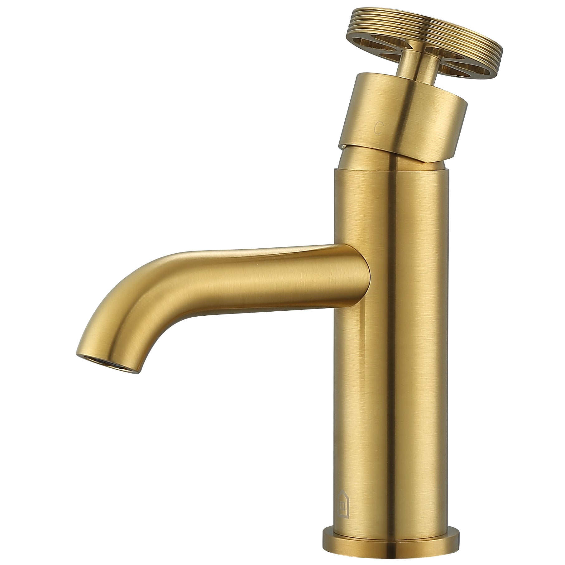 Ancona Nova Series Single Lever Bathroom Faucet - Brushed Titanium Gold Finish for Modern Vanity Sinks | Perfect for Home, Hotel & Luxury Bathroom Renovations