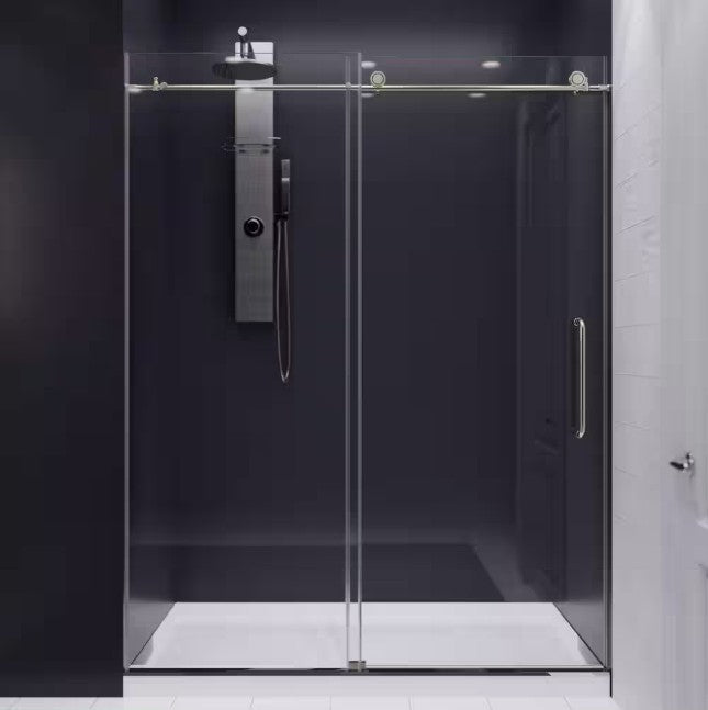 Anzzi SD AZ13 02BN T Madam Frameless Sliding Shower Door - 60