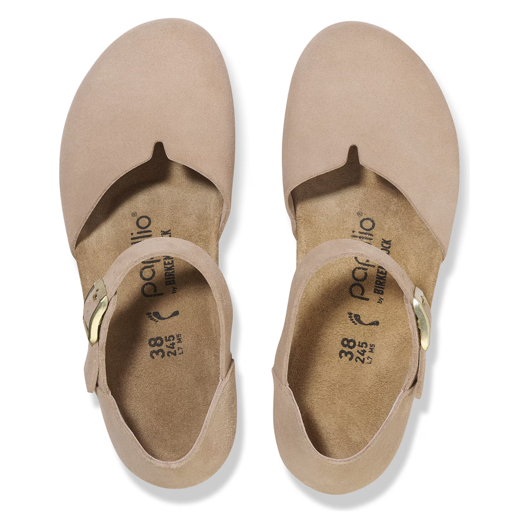 Birkenstock Women's Mary Jane Shoes - Genuine Suede Leather Comfort Sandals in Warm Sand | Perfect for Casual Wear, Office & Everyday Comfort