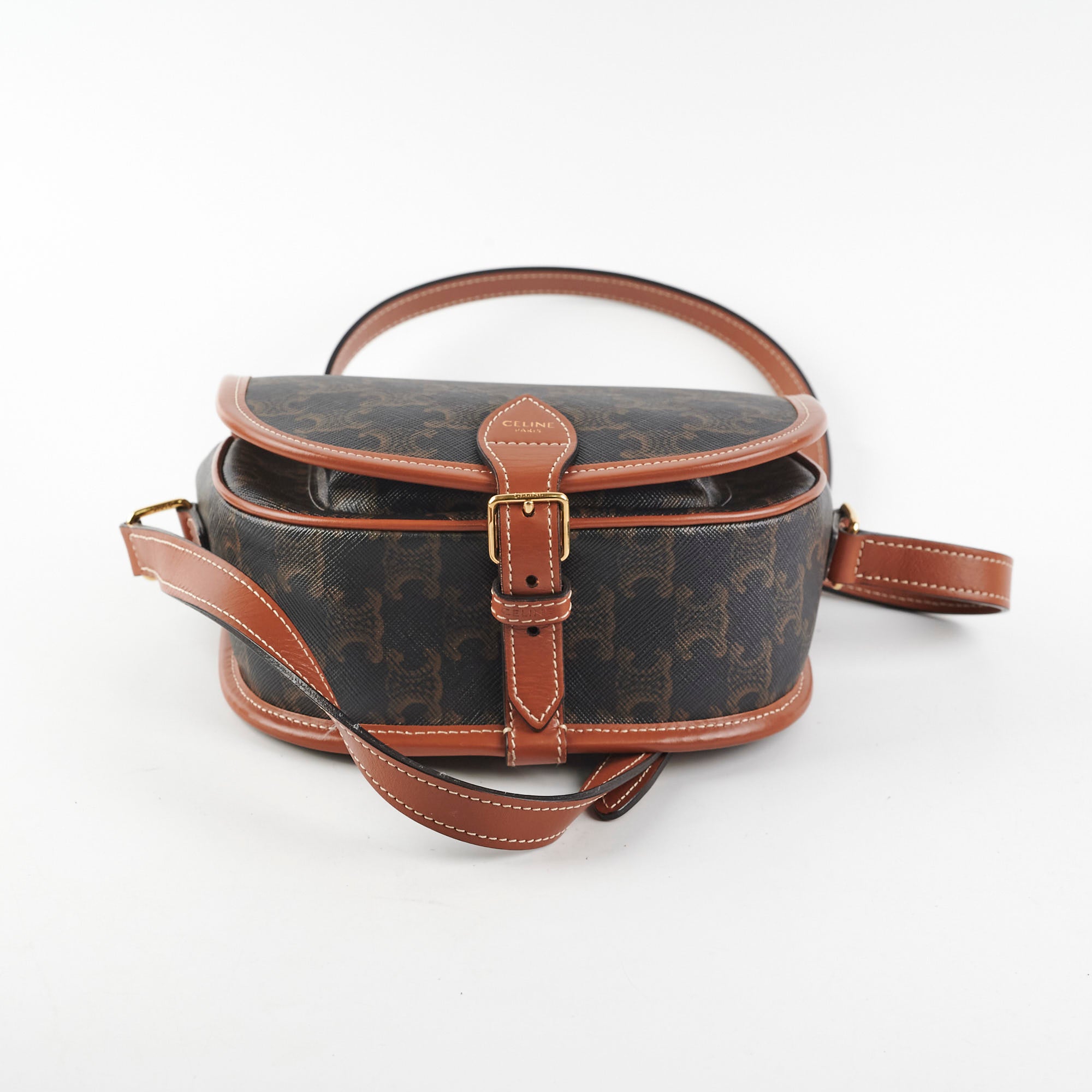 Celine Medium Triomphe Canvas Crossbody Bag - Luxury Designer Handbag for Women | Perfect for Work, Travel & Everyday Use