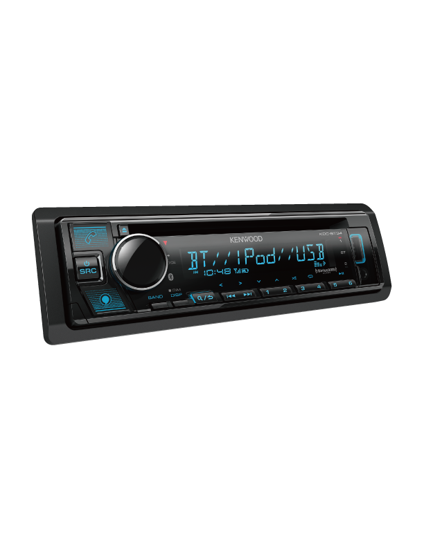 Kenwood KDC BT34 Bluetooth CD Receiver - Car Stereo with Hands-Free Calling & Music Streaming for Road Trips & Commuting