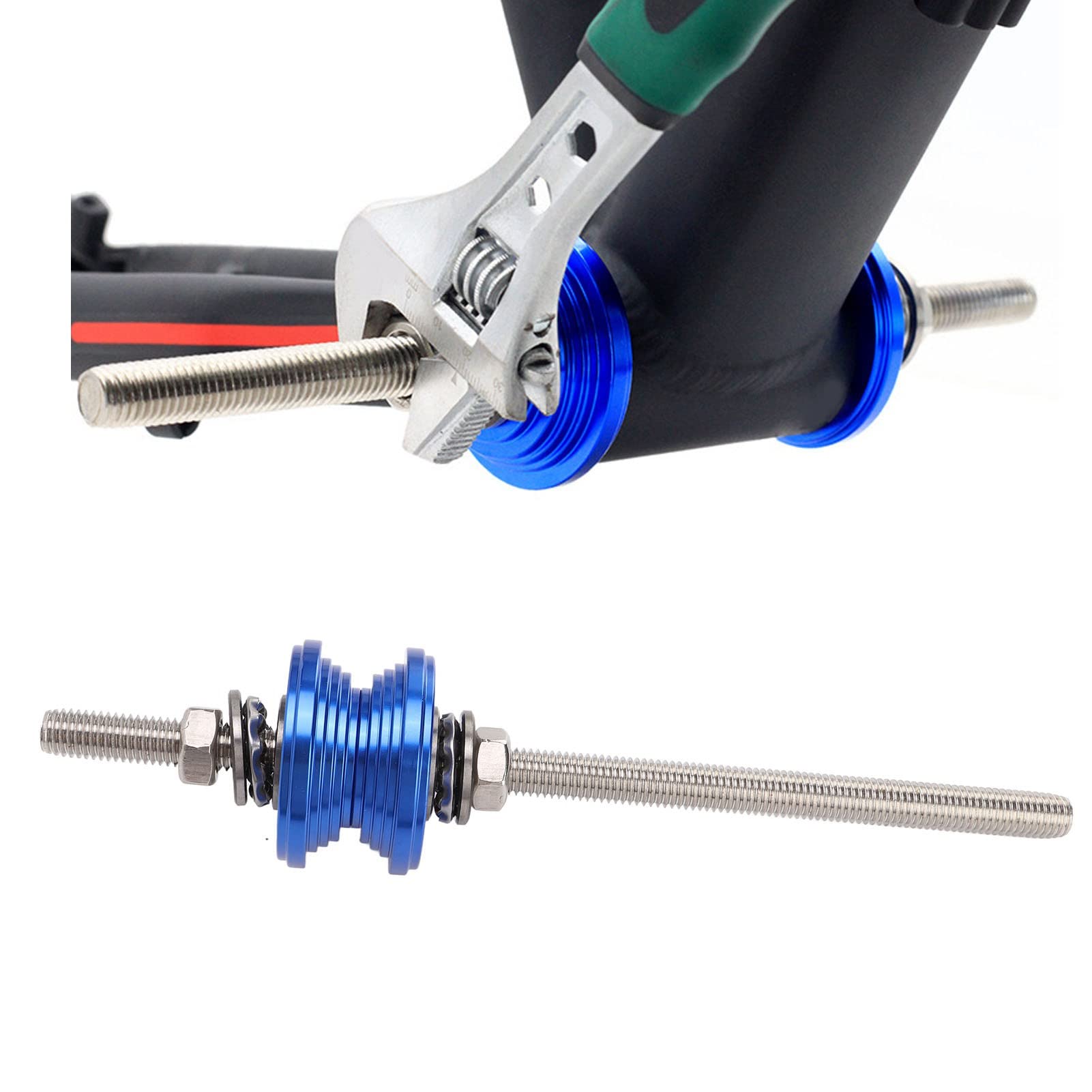 Dilwe Headset Cup Press Tool - BB Bottom Bracket Press & Install Tool for Mountain Bike Repair | Professional Bicycle Maintenance Accessory for Headset & Bottom Bracket Installation | Perfect for Home Mechanics & Bike Shops
