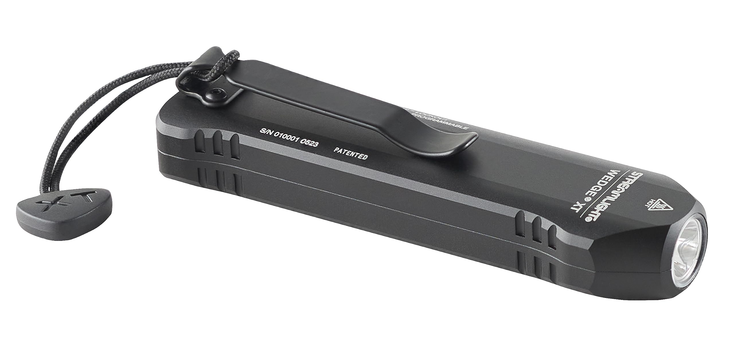 Streamlight 88812 Wedge XT 500-Lumen Ultra-Slim EDC Flashlight with USB-C Charging & Pocket Lanyard - Perfect for Everyday Carry, Camping, Hiking & Emergency Use - Black