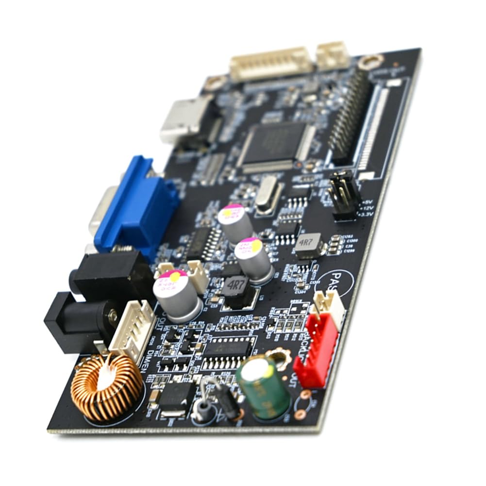 Guihydur Wide Temperature LCD Driver Board - VGA+ Input Compatible Display Driver Module & Motherboard for Industrial Displays, Digital Signage, and Control Panels
