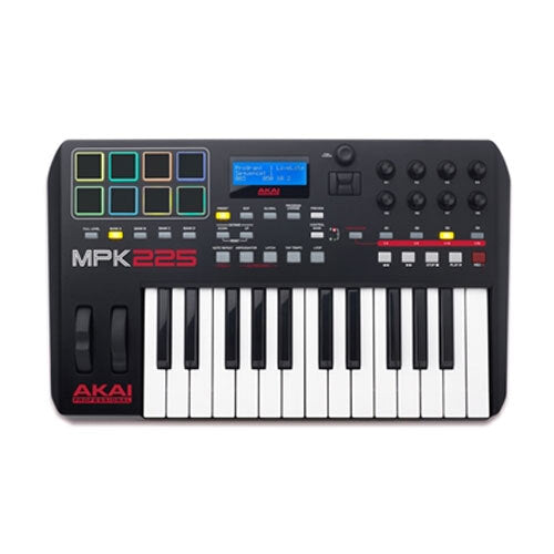 AKAI MPK Mini MK2 25-Key USB MIDI Keyboard Controller for Music Production - Perfect for Home Studio, Live Performance & Beat Making