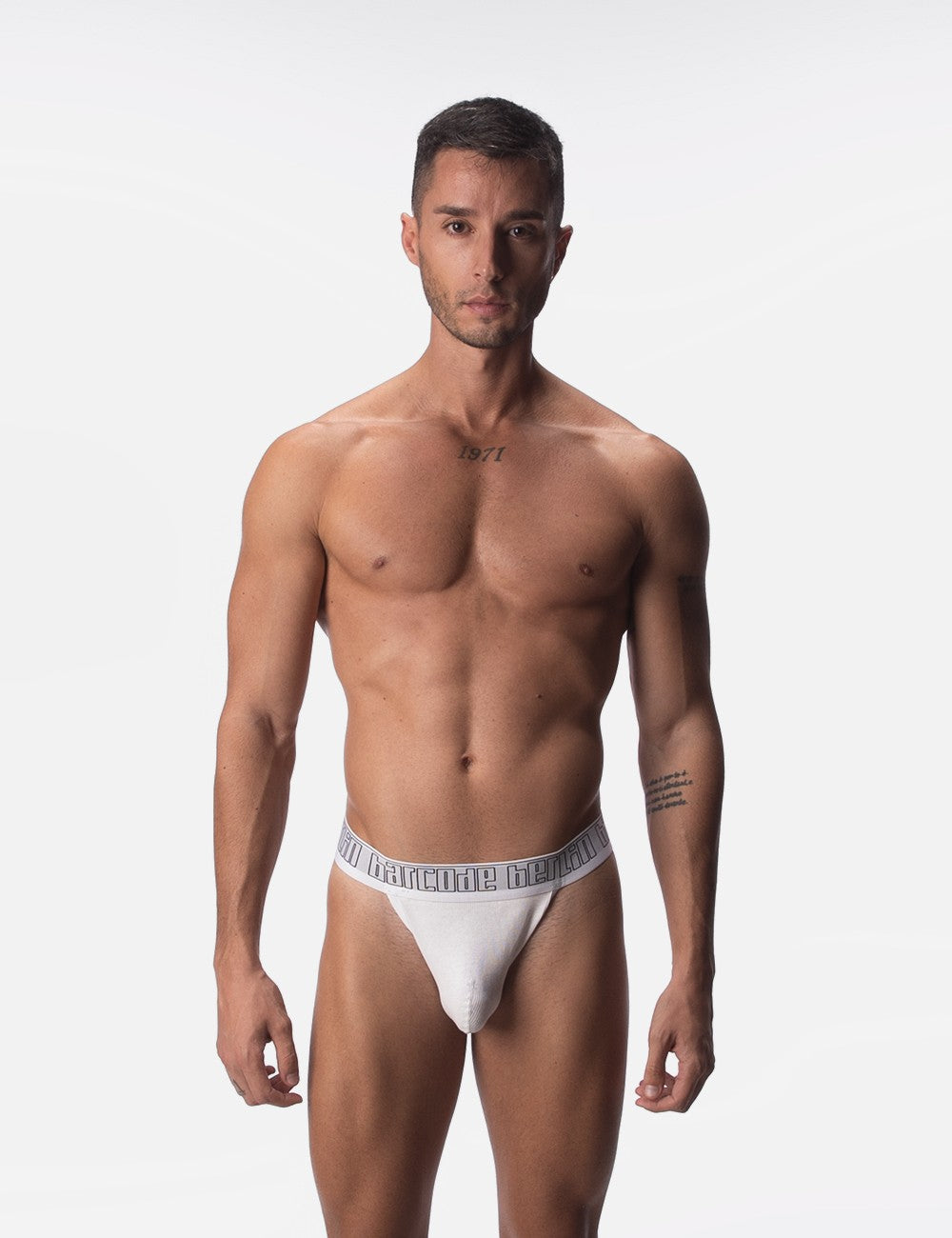 Berlin Ashley Cotton Thong Underwear for Women - Soft & Comfortable White Panties - Perfect for Everyday Wear, Lounge & Sleep