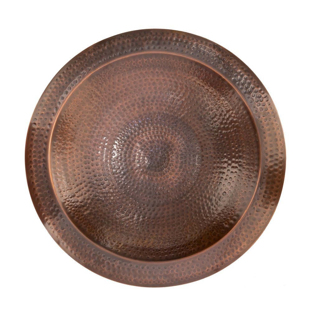 Achla Designs Hammered Copper Birdbath for 4x4 Post - Outdoor Garden Decor for Birds & Wildlife - Perfect for Backyard, Patio, and Garden Decorations
