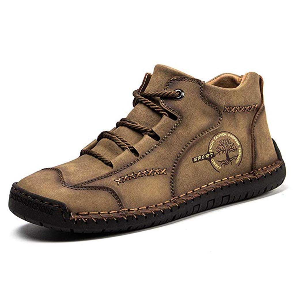 **Men's Vintage Leather Loafers - Breathable Soft Comfortable Driving Shoes for Outdoor & Casual Wear | Perfect for Walking, Travel & Everyday Use**
