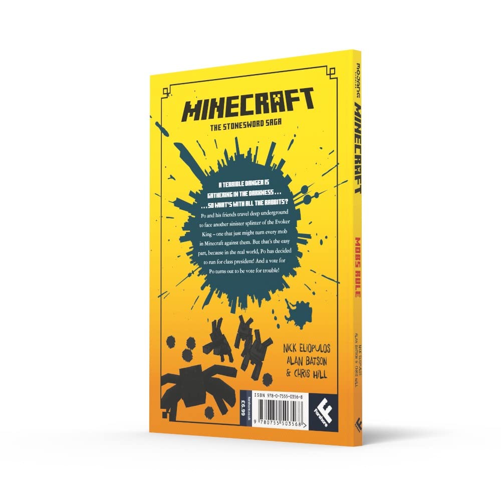 **Minecraft: Mobs Rule! - Official Illustrated Children's Gaming Fiction Book 2 (Stonesword Saga) - Perfect for Kids Ages 6-9 & Fans of Minecraft Movies - Great for Bedtime Reading & Young Gamers**