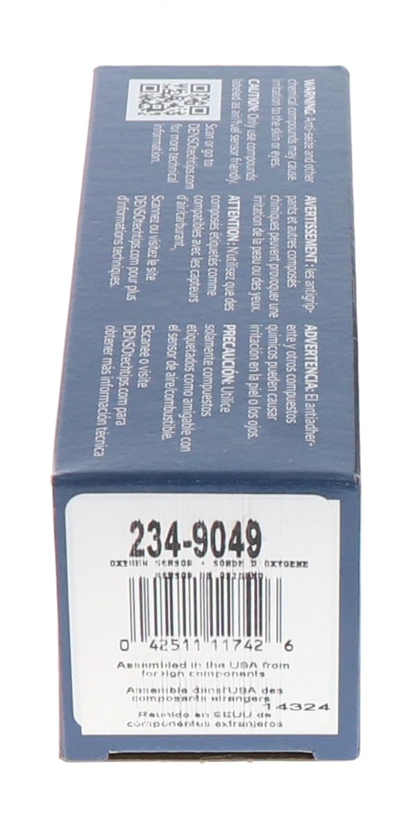 Denso 234-9049 Air Fuel Ratio Sensor - High Performance Oxygen Sensor for Toyota, Lexus, Honda - Improve Engine Efficiency & Fuel Economy | Perfect for Highway Driving & City Commutes